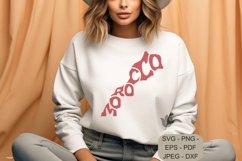 Morocco Cut File | Lettering Word Art Product Image 1