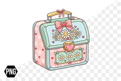 Watercolor Kawaii Back to School Png Clipart Product Image 1