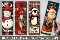 Funny Christmas Bookmark Printables Product Image 1