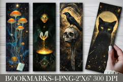 Witch&#039;s Familiars Printable Bookmark Product Image 1