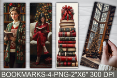 Christmas bookmarks printable Product Image 1