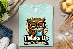 I Wake Up When The Moon Does Cute Night Owl Coffee Lover PNG Product Image 4