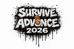 Survive Advance 2026 Png |Basketball Png Cut files | Cricut Product Image 1