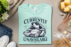 Currently Unavailable Funny Lazy Turtle Vintage Humor Product Image 4