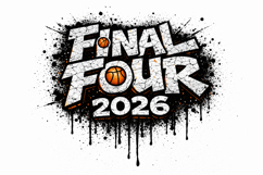 Final Four 2026 Png |Basketball Png Cut files | Cricut Product Image 1