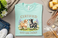 Certified Goat Girl Energy PNG Design Product Image 4