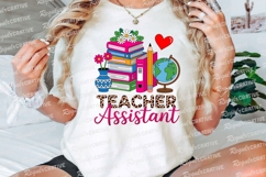 Teacher Assistant Appreciation Colorful Sublimation PNG Product Image 3