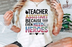Teacher Assistant Appreciation Sublimation PNG Product Image 3