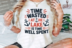Lake Time Well Spent Vector Sublimation PNG Product Image 3