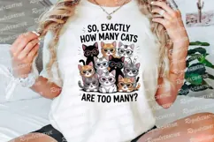 Funny Cats Wearing Glasses Kitten Sublimation PNG Product Image 3