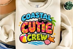 Coastal Cutie Crew Summer Beach Vacation PNG Design Product Image 5