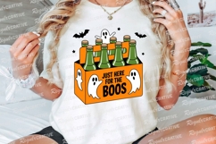 Halloween Beer Bottles in Orange Carrier Sublimation PNG Product Image 3