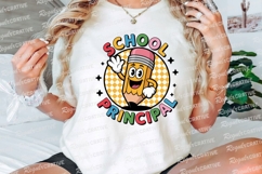 School Principal Cartoon Pencil Illustration Sublimation PNG Product Image 3
