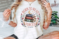 Watercolor Books Design For Reading Lovers A Sublimation PNG Product Image 3