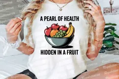 Bowl Of Fresh Fruit Health And Wellness Sublimation PNG Product Image 3