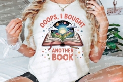 Oops Bought Another Book Design Sublimation PNG Product Image 3