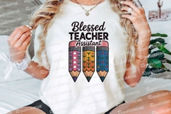 Blessed Teacher Assistant Sublimation PNG Product Image 3