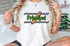 Principal Graphic Design With Pencil Sublimation PNG Product Image 3