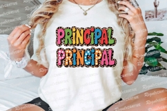 Principal Colorful Leopard Design School Sublimation PNG Product Image 3