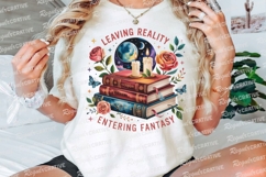 Whimsical Books With Candles Fantasy Sublimation PNG Product Image 3