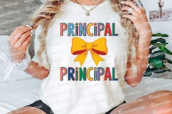 Principal Appreciation Colorful Design With Sublimation PNG Product Image 3