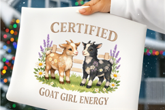 Certified Goat Girl Energy PNG Design Product Image 2
