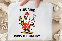 This Bird Runs the Bakery Funny Baking Chicken PNG Design Product Image 4