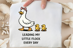 Leading My Little Flock Every Day Duck Family PNG Product Image 4