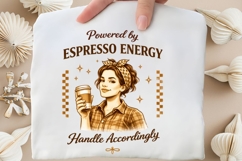 Powered By Espresso Energy PNG Design Product Image 2