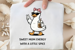 Sweet Mom Energy With A Little Spice PNG, Cool Mama Goose Product Image 4