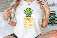 Pineapple With Motivational Quote Sublimation PNG Product Image 3