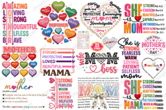 Mother's Day PNG Bundle, She is Mom PNG Bundle, Mother PNG Product Image 1