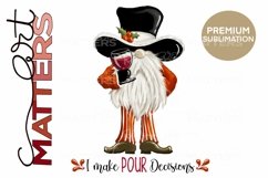 I make pour decisions Gnome - 300 DPI - Hand Painted Product Image 3