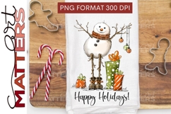 Snowman Happy Holidays - Hand Painted Product Image 2