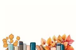 Autumn Booktrovert Png Digital Download Art Product Image 8