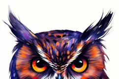 Purple Owl PNG Sublimation Instant Download Product Image 10