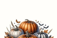 Transparent Pumpkin Season PNG Designs for Card Making Product Image 3