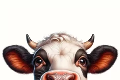 Cow Bubble Gum Art: Transparent PNG Digital Download Product Image 3