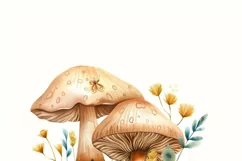 Mushrooms Sublimation PNG, Crafting File for Card Making Product Image 3