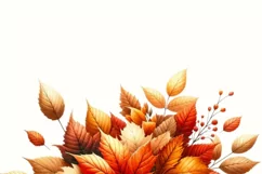Autumn Leaves PNG Digital Prints for Crafting & Card Making Product Image 3
