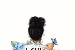 Strong Woman Self Love PNG, Printable Motivation Sublimation Product Image 3