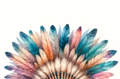 Native American Headdress PNG Digital Prints for Crafting Product Image 3