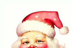 Funny Santa Claus Face PNG for Holiday Product Image 9