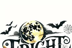 Fright Night PNG, Spooky Vibes for Tshirt Design, Crafting Product Image 3