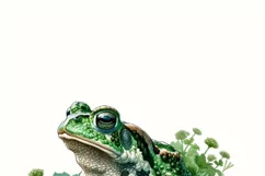 Frog PNG Digital Print for Crafting and Card Making, Toad Product Image 3