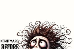 Nightmare Before Coffee PNG, Watercolor Spooky Coffee Vibes Product Image 3