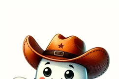 Boo Haw, Country Halloween Cowboy Ghost Shirt Product Image 3