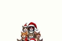 Merry Catmas Digital Print, Transparent Design Product Image 3