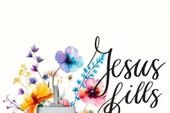 Jesus Fills My Cup | Stanley Tumbler Sublimation Product Image 3