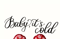 Baby It's Cold Outside, Winter Design PNG Digital Download Product Image 10